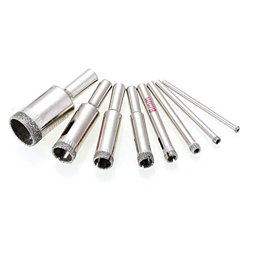 Set 10 Pzas Broca Diamante 3-50mm Para Vidrio y Cerámica miniatura 7