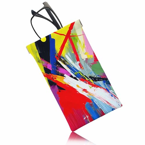 Image of Dragonfly Glasses Case Lightweight Glasses Cases PU Sunglass Organizer Eyeglasses Case Glasses Cases For Men Women