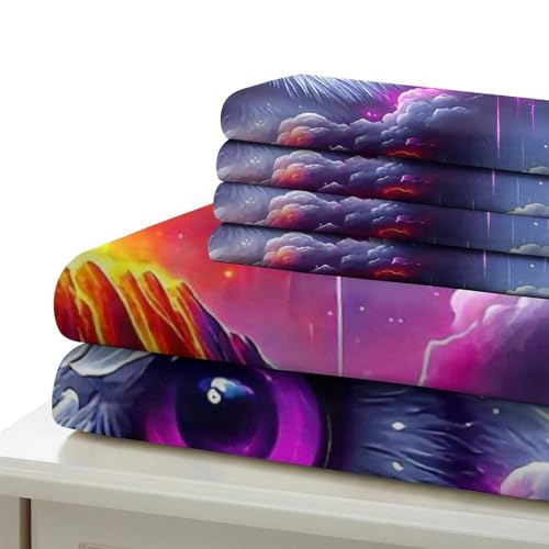 Ensemble de lit volcan en microfibre douce avec fermeture éclair - 6