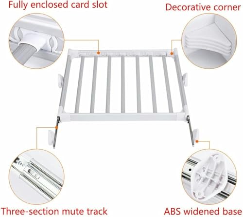 Solution de stockage de placard rétractable pour jeans et tiroir