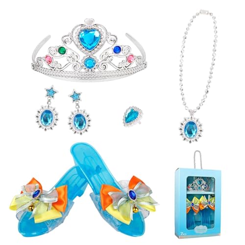 Set de accesorios de princesa ideal para cumpleaños, Halloween y eventos escolares