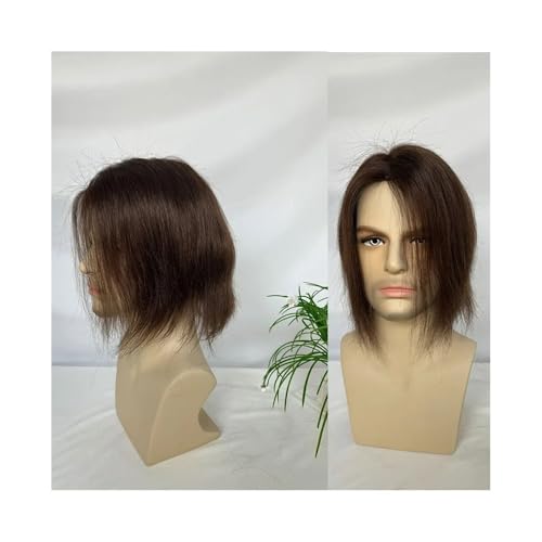 Complément capillaire homme calvitie solution invisible postiche filet mono 15x20cm - 4