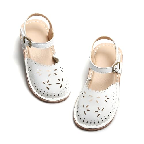Image of Girls Dress Sandals Comfy Hook and Loop Summer Shoes for Toddlers