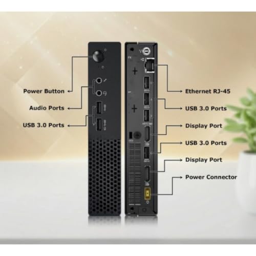 Image of Mini Desktop Computer, i5 7th Gen, 8GB RAM, 256GB SSD, WiFi, Bluetooth, USB 3.0, Dual DisplayPort, Win 10
