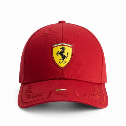 PUMA Scuderia Ferrari F1 Gorra con Franja Italiana - Rojo - Talla Única