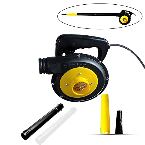 Image of Elmico 700W Blowers for Cleaning Dust /Dust Remover /Ac Cleaner / 100% Copper Armature /Electric Air Blower Heavy Duty continuously with /Extension Wire &1 Extra Blower Pipe (Made in India)