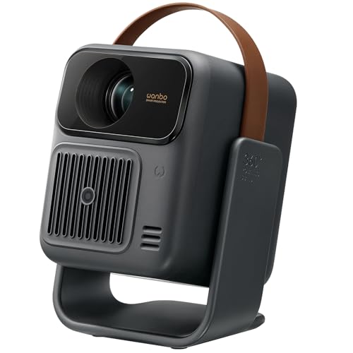 Wanbo ToGo Pro 2026 Portable Outdoor Projector Ultra - long 3.5 hrs Battery Google TV 14 4K Support 1080P FHD Smart Projector Real - Time Focus for Camping Travel & Indoor & Home Go - anywhere
