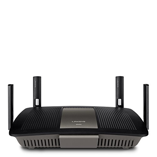 Linksys AC2400 4X4 Dual-Band Gigabit Wi-Fi Router, Optimal for HD Video Streaming and Lag-Free Gaming (E8350)