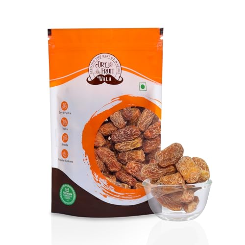 Image of Dry Fruit Wala Yellow Dry Dates /Pila Sukha Khajoor 500gms (Pack of 3)