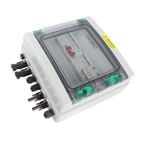 Caja combinadora solar de 2 cuerdas DC500V PUSOKEI con disyuntor de 32A 2
