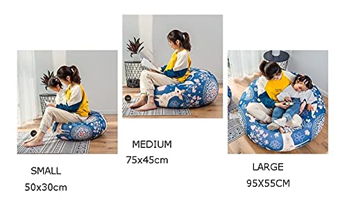XinQing faules Sofa Sitzsack Tatami Lazy Couch Single Stoff Cartoon Kissen Schlafzimmer Wohnzimmer Balkon Cute Recliner… – Bild 3
