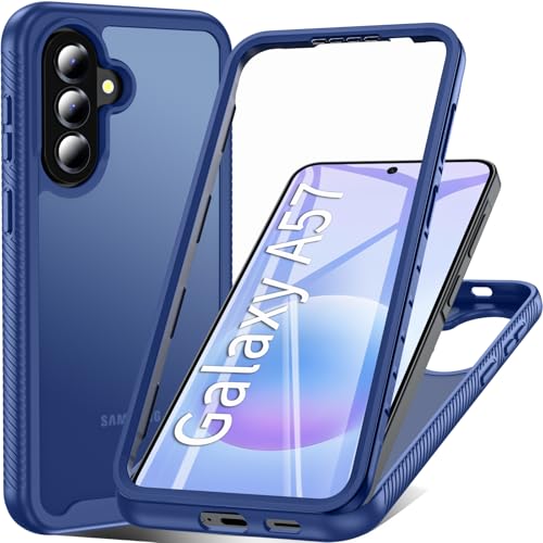 Coque Samsung A57 5G évite bris écran protection complète bleue