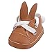 chiwanji 1 Paire de Chaussures 5,5 X 3 Cm, pour Poupée de Corps Mel Chan pour Poupée Reborn 9 12 Pouces et Poupée de Grand Pied Similaire - Marron, 5.3x3cm