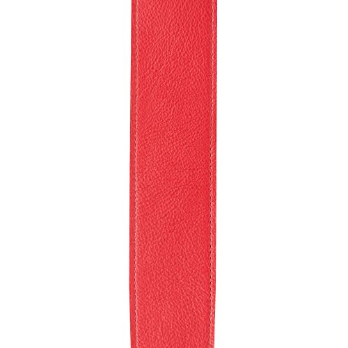 D’Addario Sangle en cuir étroite pour guitare, rouge - Les Beatles, Paul McCartney, John Lennon, RIngo Starr, George Harrison D'Addario Sangle en cuir étroite pour guitare, rouge – Image 3