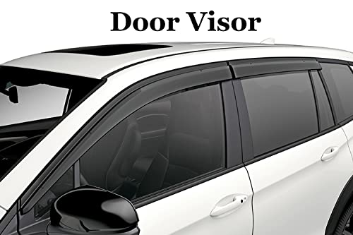 Image of CAR SAAZ Unbreakable Door Visor for Capture (2019-Present)(Set of 6Pcs)