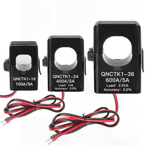 Transformateur de courant ouvrant 50A à 300A QNCTK1-16 pour sous-compteur électrique