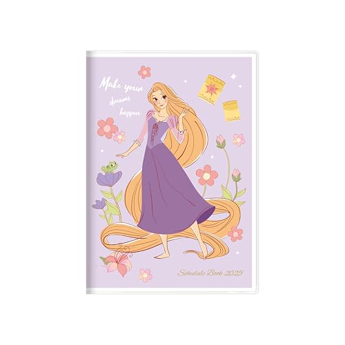 ☆ラプンツェル☆ Amazon.co.jp: サンスター文具 ディズニー 2025年 手帳 月間 B6