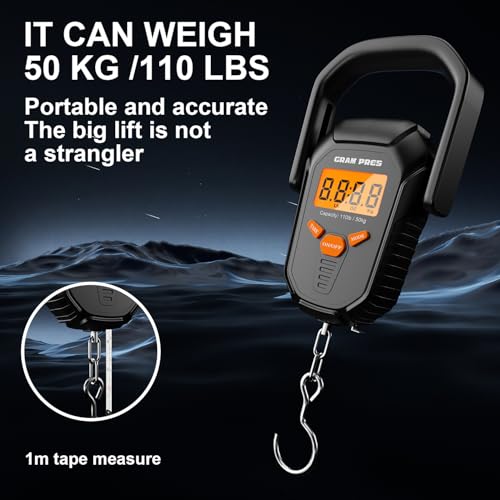 Image of GRAM PRES Fish Scale 110lb /50kg,Digital Fishing Scale