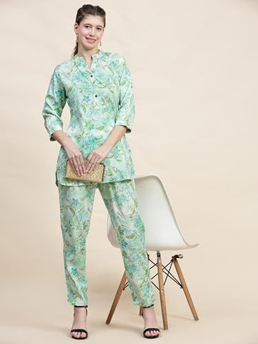 Image of Truvon Fashions Women's Co-Ords Set, Kurta and Pant Set