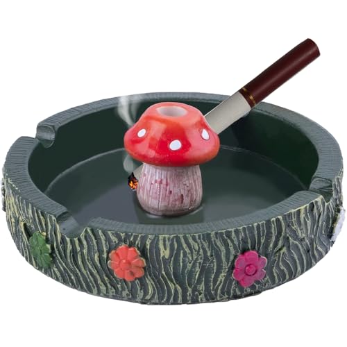 YukaBa Mushroom Ash tray w/Cigarette Snuffer for ashtrays