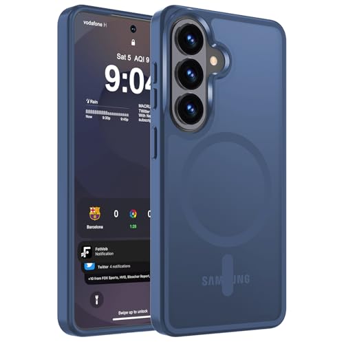 Image of WRJ Magnetic Case for Samsung Galaxy A17 /A16 /A26 6.7-Inch,Matte Blue