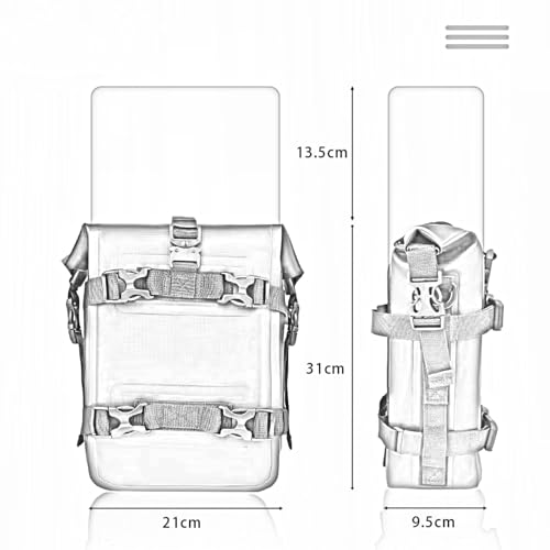 Bolsa de parachoques para motocicleta: soluciona la falta de espacio impermeable 4
