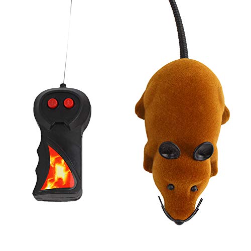 Brinquedo de rato, brinquedo eletrônico de controle remoto, para crianças, filhotes, animais de esti