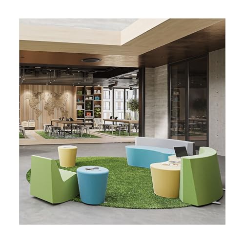 Tapete redondo de césped artificial Joy Carpets GreenSpace 7'6" miniatura 2
