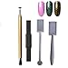 Produktbild 4 Stück Nagel Magnet Stick Set, Mwoot Magnetstift-Set für Perfekten Katzenaugen Effekt, DIY Nagelkunstwerkzeuge Verwendung mit 3D Magnetic Cat Eye Gel Nagellack