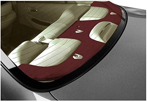 Coverking Custom Tailored Rear Deck Covers Velour Wine CRDV6CH10055