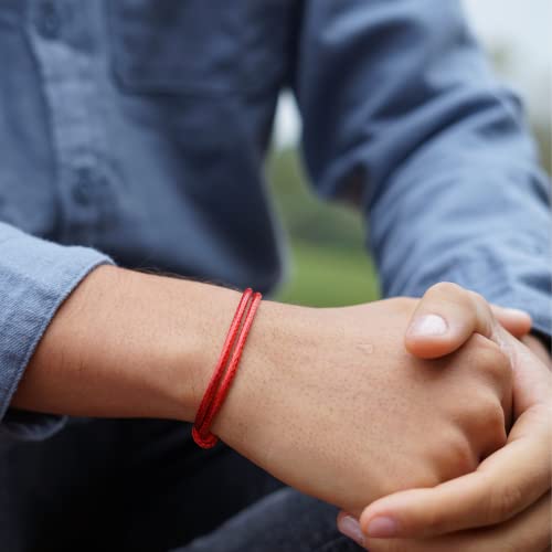 Pulsera gruesa de cuerda de nylon encerada 3mm unisex miniatura 5