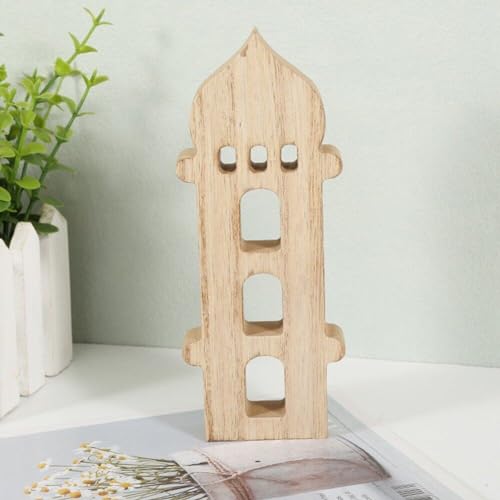 Ornement Eid en bois de qualité pour une table de Ramadan raffinée