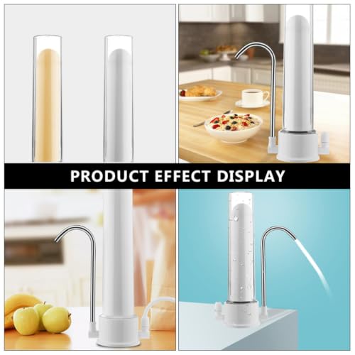 Purificador de agua para grifo PRETYZOOM blanco de cocina 4