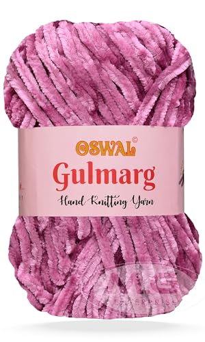 Image of M.G Knitting Chunky Velvet Yarn, Gulmarg 300 GMS Best Used with Knitting Needles, Crochet Needles Wool Yarn for Knitting.-G Art-Babe