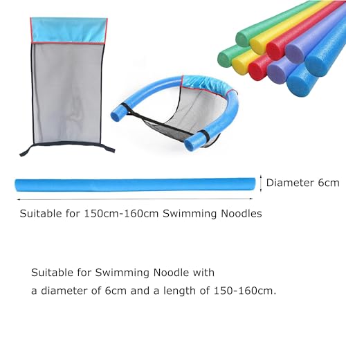 Hezhou Schwimmend Nudelstuhl Schwimmnudel Netz Sling Tragbarer Pool Schwimmstuhl Zum Schwimmen Planschen Nudel Nicht Enthalten