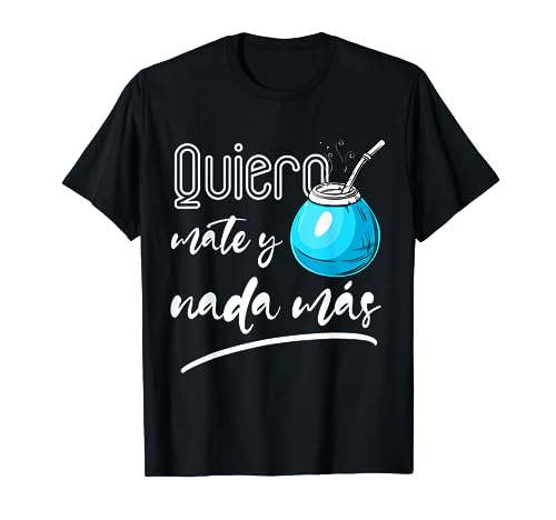 Bandera Argentina Té Yerba Mate Argentino Bombilla Camiseta