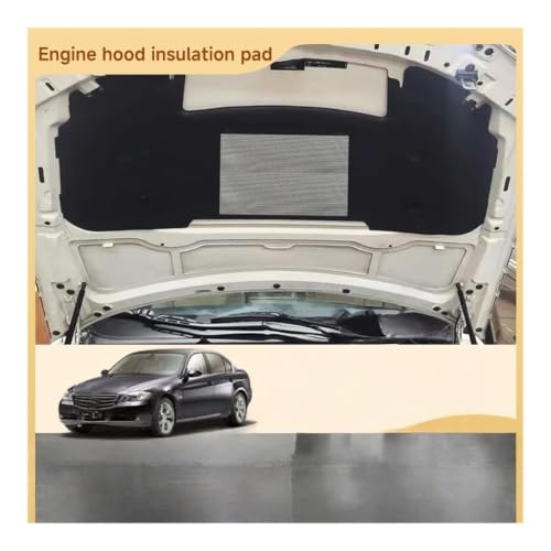 Aislamiento acústico capó BMW E90 E91 E92 E93 para reducir ruido de motor 320d 2