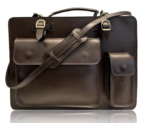 Modarno Pelle Briefcase Uomini, Borsa in pelle, Borsa Avvocati, Regalo...