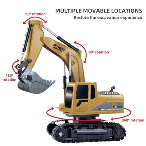 Image of Magicwand 1:24 Scale Die-Cast Alloy Crane【Box Packed】【Mustard】 with Openable Doors Working Lights & Shockers【Pack of 1】
