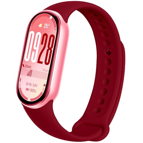 Msksjer Correa de Silicona Compatible con Xiaomi Smart Band 10/Xiaomi Smart Band 9/8 Mujere Hombre, Suave Silicona Reloj Recambio Impermeable Correas para Mi Band 10/9/8