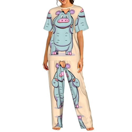 Pyjama doux femme ensemble contre le stress des nuits agitées