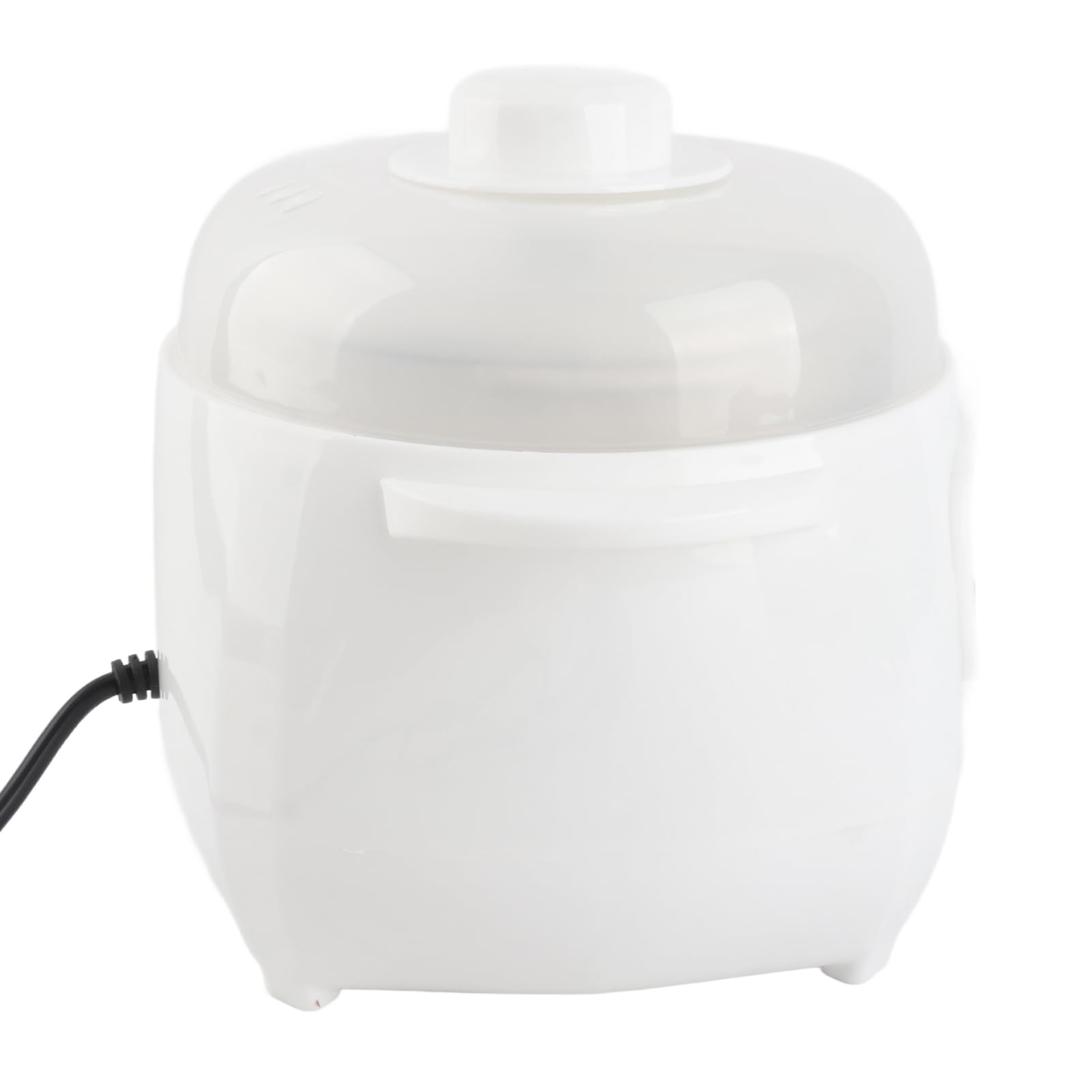 Fdit Olla Eléctrica para Guisar 1L 200W, con Revestimiento Cerámico y Aislamiento de Agua, Temporizador y Función de Reserva para Papilla, Arroz Sopa (Enchufe de la UE)