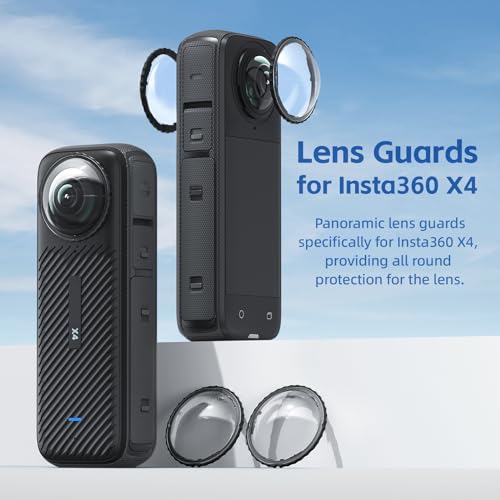 Lens Guard for Insta360 X4, Anti Scratch Protective Lens Cover Lens Cap Lens Protector Action Camera Accessories