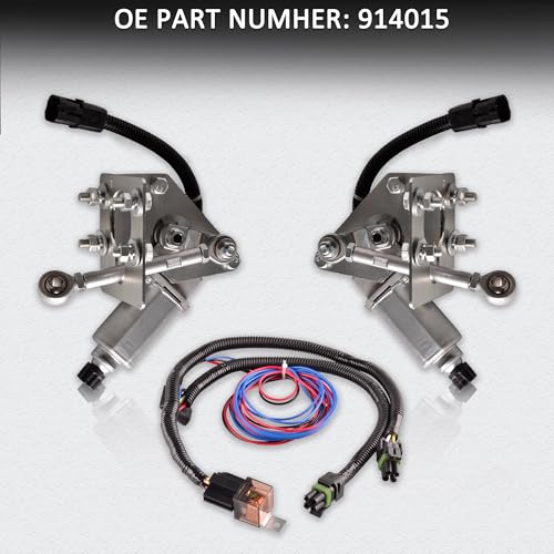 Predep Front Electric Headlight Motor Conversion Kit Compatible with 1968-1982 Chevrolet Corvette C3 Replace 914015