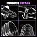 4PCS Universal CV Axle Boot Repair Kit, Fits 26mm-34mm Shafts, 4.92