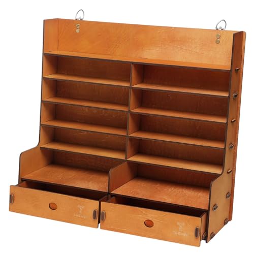 Porte-peinture en bois à tiroirs pour ne plus perdre vos pinceaux