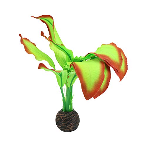 AB Tools Aquatic Aquarium Fish Tank Self Sinking Medium Silk Plant Height 20cm (No 9)