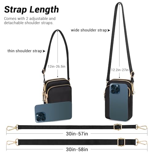 Image of YINHEXI Small Crossbody Bags for Women, Mini Cell Phone Wallet Purse, Shoulder Bag for Women and Men