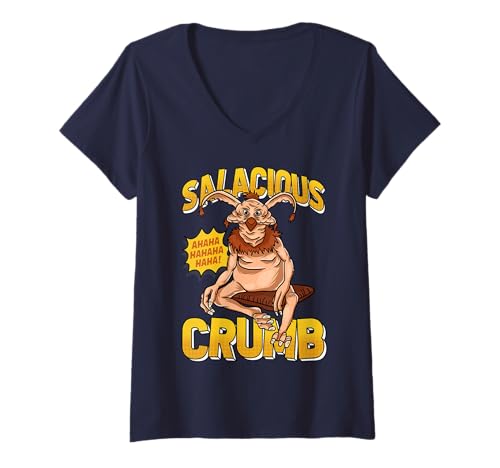 T-shirt Star Wars Salacious Crumb imprimé vintage col V femme