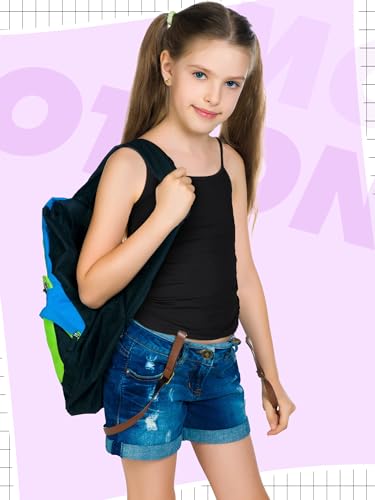 Geyoga 6 Pieces Girls Tank Top Sleeveless Racer Back Top Camisole Cami Undershirts2